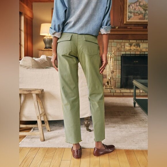 Frank & Eileen Blackrock, The Italian Utility Pant, Green size 8 - Picture 15 of 15